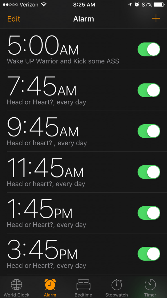 Using Reminders On Your Phone As Your Personal Coach 1 iPhone as your coach